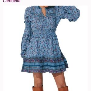 Cleobella western style mini dress